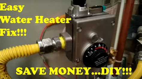 how to replace gas thermostat on water heater